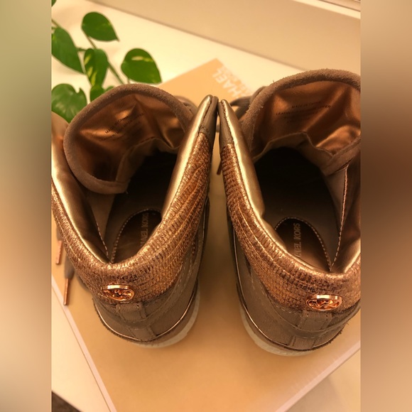 Michael Kors Nikko high tops wedge sneakers size 6.5 - Picture 10 of 14